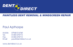 Dent Direct business card